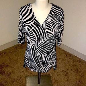 Women’s zebra top